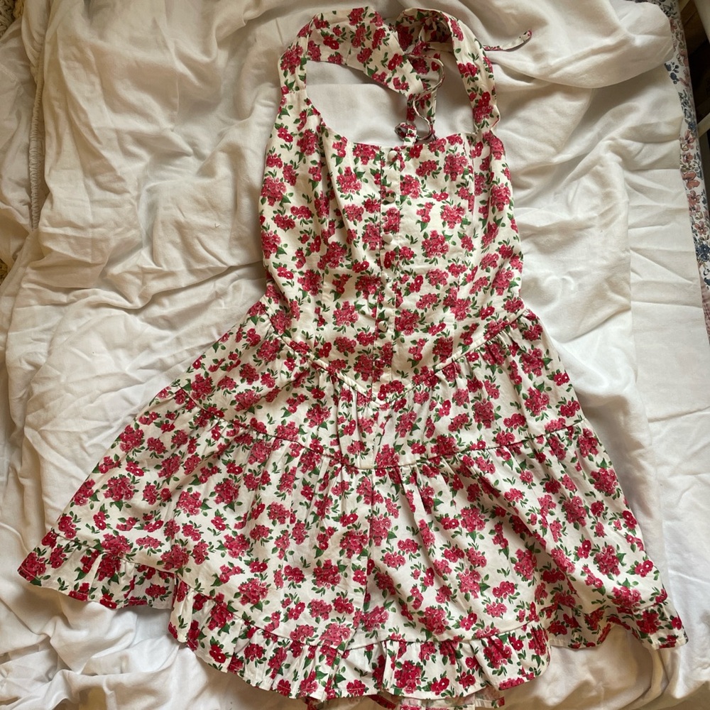 [SOLD] Wild fable target floral halter romper